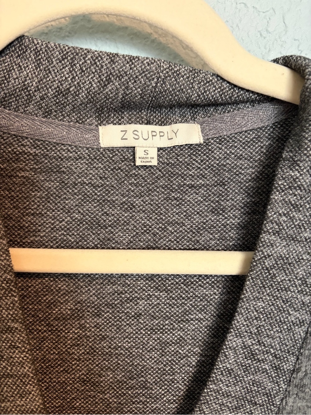 Z Supply Dark Gray Button V-Neck Cardigan - Picture 4 of 7